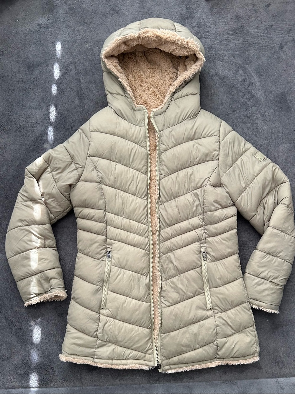 Steve Madden Parka Reversible Jacket